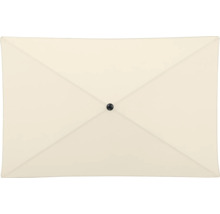 Rechthoekige parasol van bovenaf