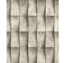 Behang met betonstructuur en driedimensionale look