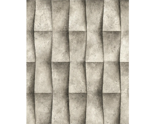 Behang met betonstructuur en driedimensionale look
