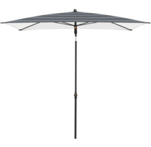 Rechthoekige parasol met streepjespatroon