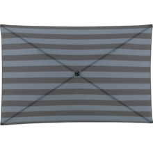 Rechthoekige parasol met streepmotief