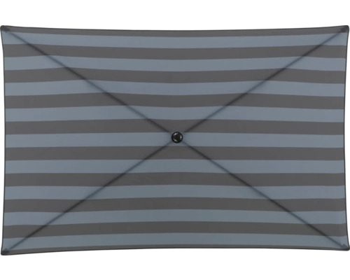 Rechthoekige parasol met streepmotief