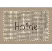 Decoratieve deurmat met het woord Thuis en een hartje