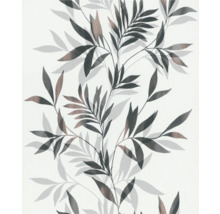 Behang met bladerpatroon