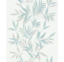 Behang met bladerpatroon