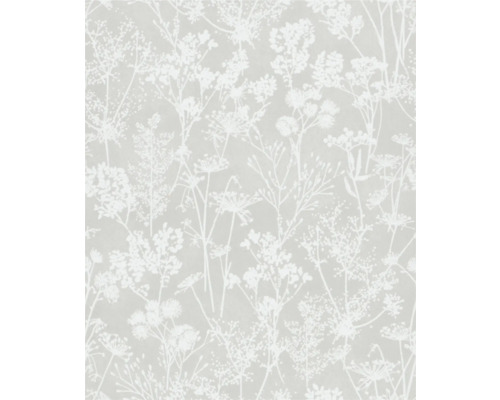 Behang met plantenmotief