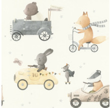 Behang met dierenmotieven in voertuigen
