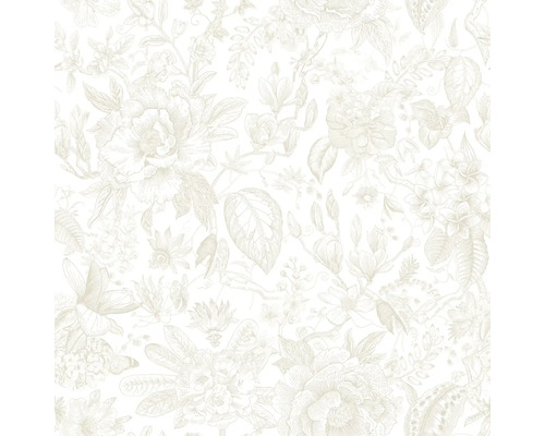 Behang met bloemmotief