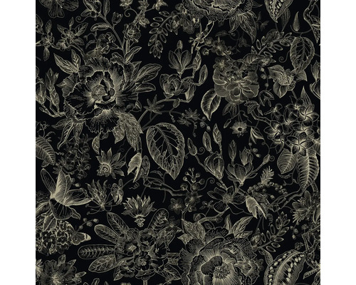 Bloembehang met bloemmotief en bladeren