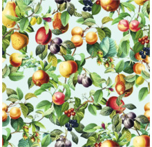 Patroon met verschillende vruchten en bladeren