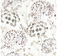 Behang met bloemmotief