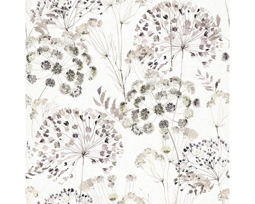 Behang met bloemmotief