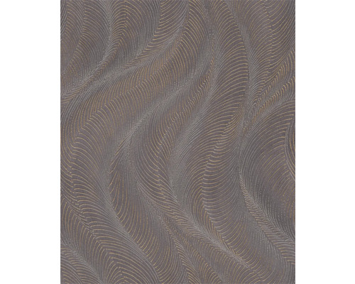 Behang met bladmotief