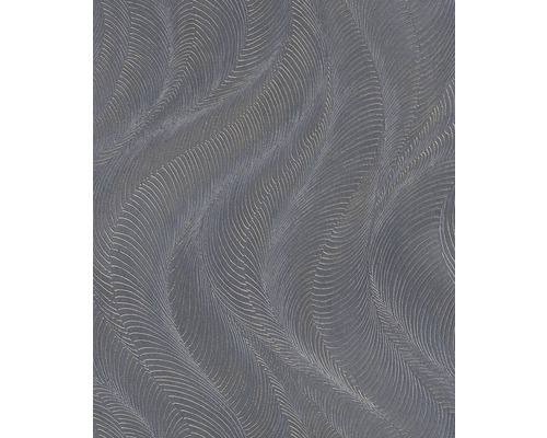 Behang met golvend lijnenpatroon