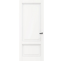 Witte binnendeur met zwarte deurklink