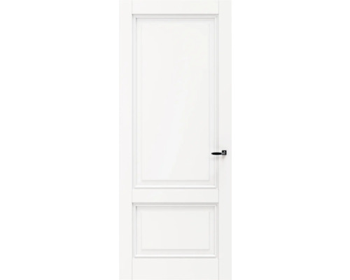 Witte binnendeur met zwarte deurklink