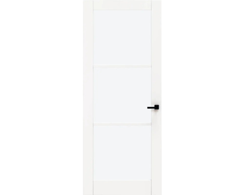 Binnendeur met drie vullingen en deurbeslag