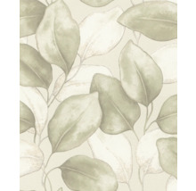 Behang met bladerpatroon
