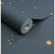 Rol behang met sterren- en stippenpatroon