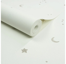 Rol behang met maan- en sterrenmotieven