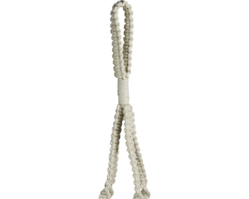 Plantenhanger van gevlochten koord