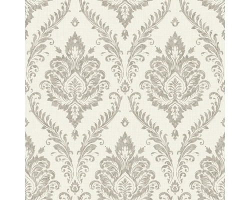 Behang met bloemrijk damastpatroon