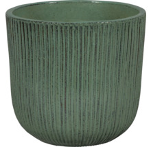 Bloempot met verticale ribbels