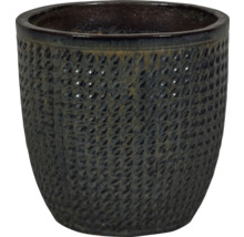 Keramische plantenpot met textuur