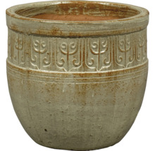 Keramische bloempot met patroon