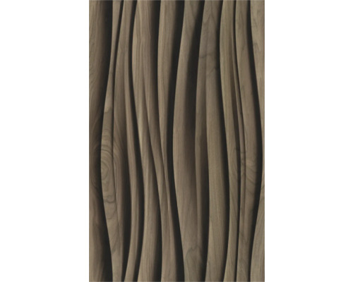 Decoratieve plaat met golfpatroon van hout