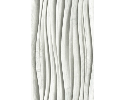 Decoratieve plaat met golfmotief in houtlook