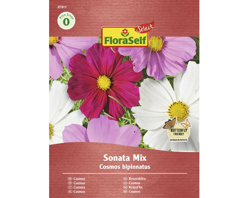 FloraSelf Cosmos bipinnatus Sonata Mix zaadpakket