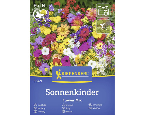 KIEPENKERL Bloemenzaden Bloemenmix Sonnenkinder onderhoudsarm Zonnekinderen bloemenmix van Kiepenkerl