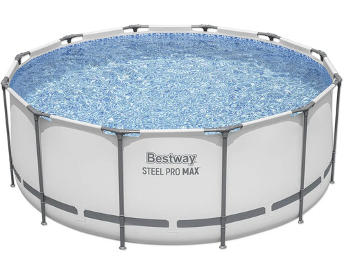 Bestway Steel Pro Max frame zwembad gevuld met water