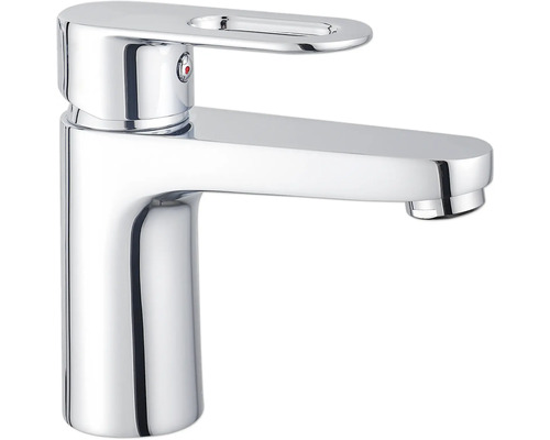 Verchroomde wastafelmengkraan voor gebruik in de badkamer