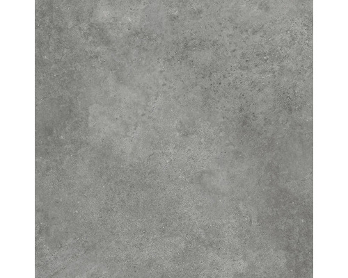 Wand- en vloertegel Calbe antraciet 80x80 cm gerectificeerd Grijze vloertegel met betonlook.