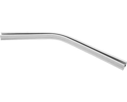 Gordijnrail met 90 graden bocht