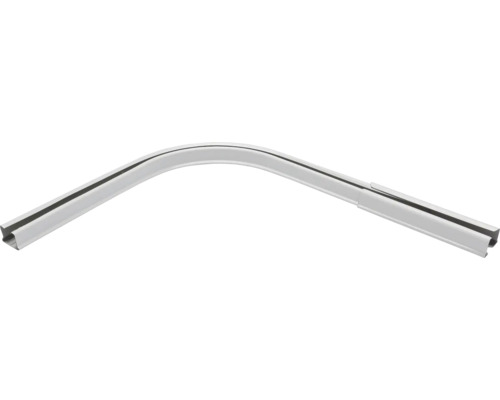 Gebogen gordijnrail van metaal