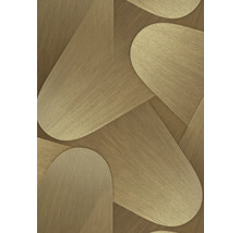 Geometrisch behangpatroon met afgeronde vormen