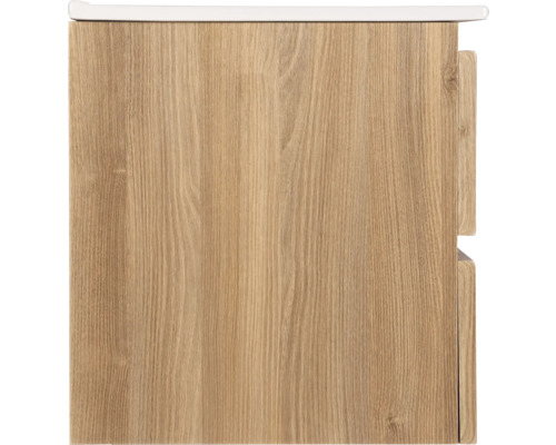 Wastafelonderkast met houten decor