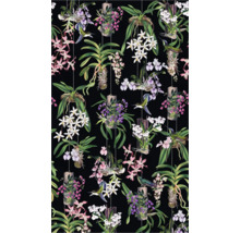 Behang met orchideeën en kolibries
