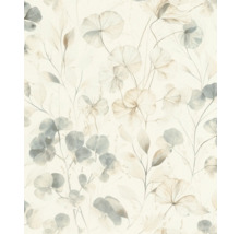 Behang met plantenmotief