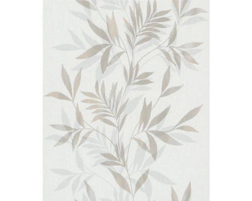 Behang met plantenmotief