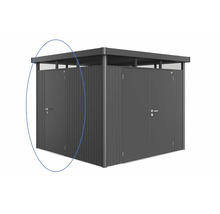 Metalen tuinhuis met twee deuren