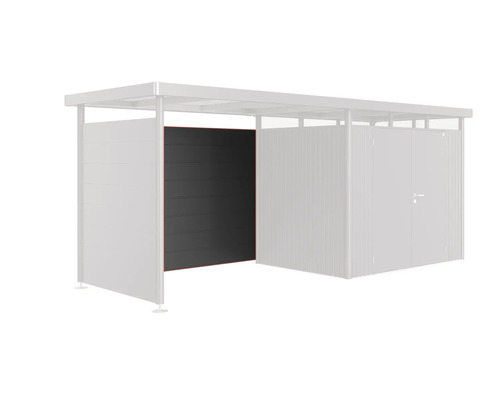 Tuinhuis met zijwand