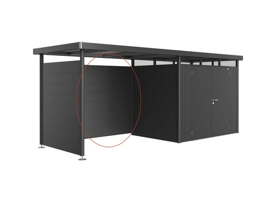 Fietsenstalling met metalen berging