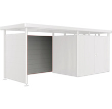 Modern tuinhuis met schuifdeur en dubbele deur