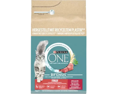 Purina One Sterilcat droogvoer in zak van 3 kilogram