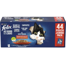 Felix kattenvoeding multipack met 44 portiezakjes