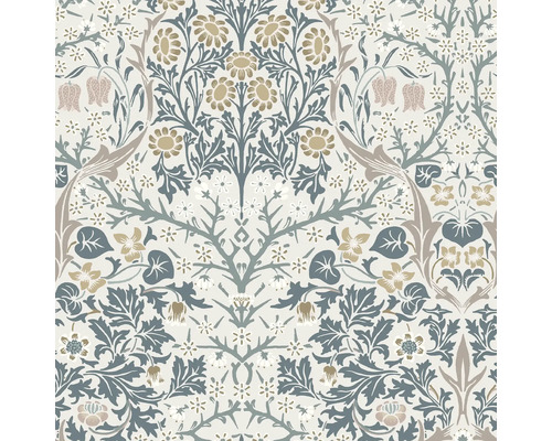 Behang met bloemmotief in verschillende kleuren